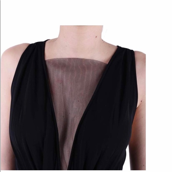 N21 Sheer V sleeveless cocktail dress - Picture 3 of 6